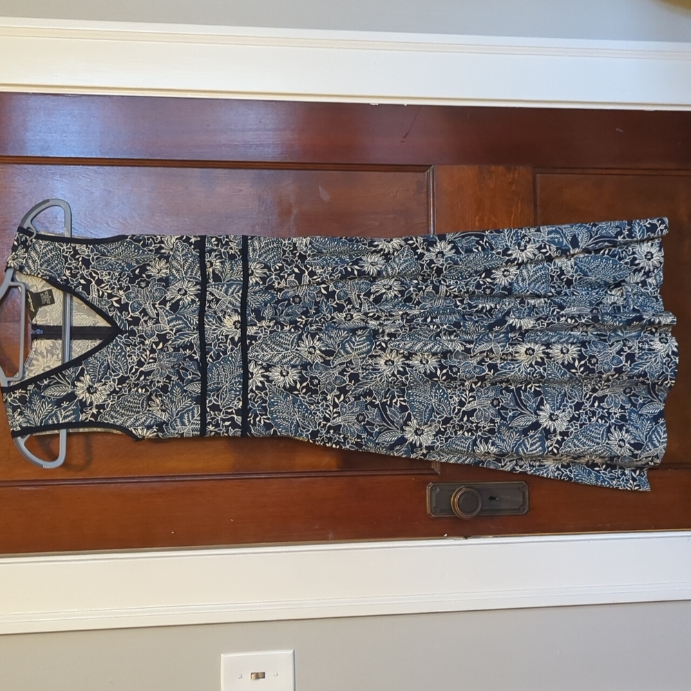 Sleeveless Cotton Dress w Pockets Sz 6
